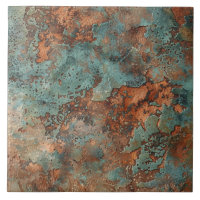 Patina de cuivre métallique rustique