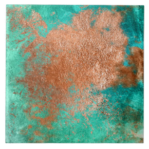 Carreau Patina en cuivre