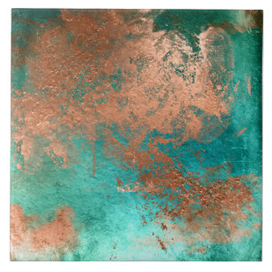 Carreau Patina en cuivre