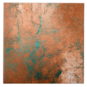Carreau Patina en cuivre