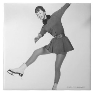 Carreau Patinage artistique de femme