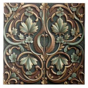 Carreau Patine Calligraphique Bloom