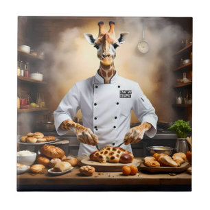 Carreau "Pâtissier Girafe: Atteindre de Nouveaux Sommets,
