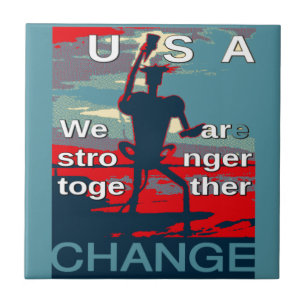 Carreau Patriotique responsabiliser USA Change, unir plus 