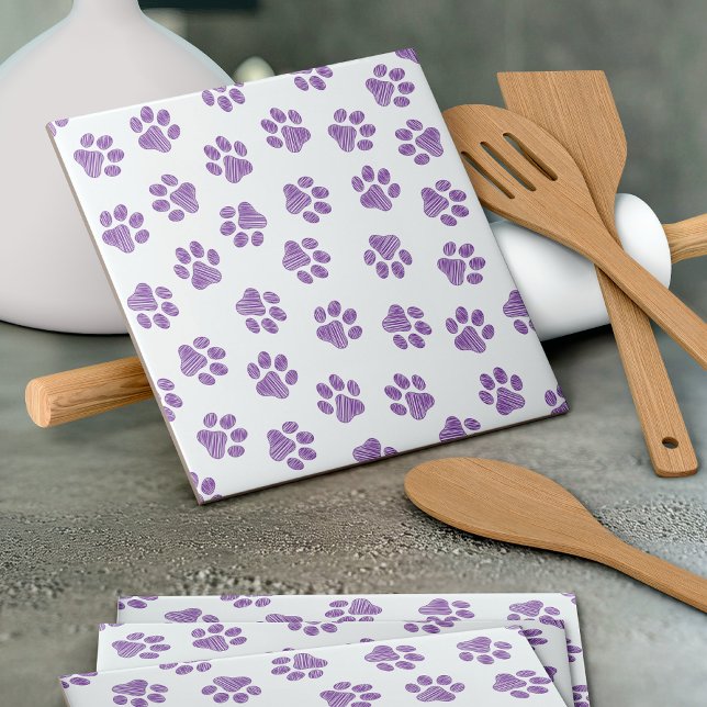Carreau Patrouilles de Doodle, Paws de Chien, Paws De Purp (Créateur téléchargé)