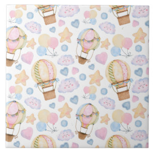 Carreau Patters de Whimsical Watercolor