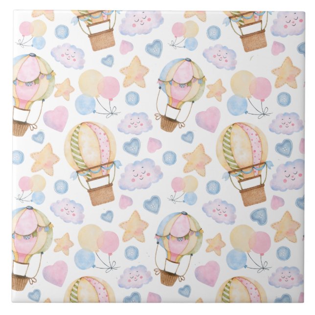 Carreau Patters de Whimsical Watercolor (Devant)