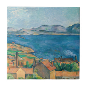 Carreau Paul Cezanne - Baie de Marseille, vue d'Estaque