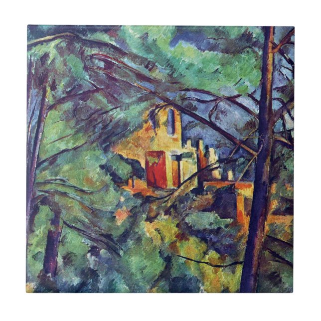 Carreau Paul Cezanne - Château Noir Le Manoir Noir (Devant)