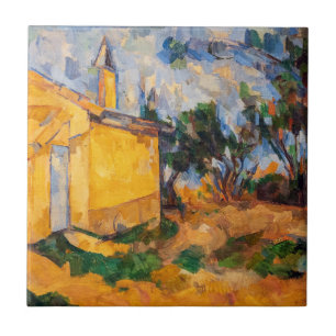 Carreau Paul Cezanne - La Cabane de Jourdan