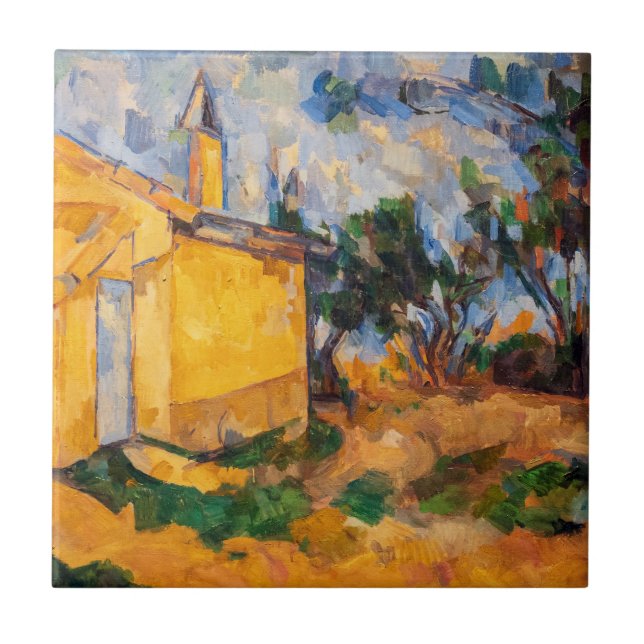 Carreau Paul Cezanne - La Cabane de Jourdan (Devant)