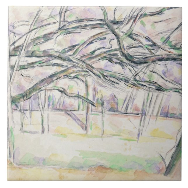 Carreau Paul Cezanne | le verger, c.1895 (la semaine sur (Devant)