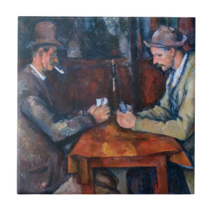Carreau Paul Cezanne - Les Joueurs De Cartes