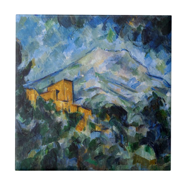 Carreau Paul Cezanne - Mont Saint-Victoire & Château Noir (Devant)