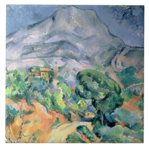 Carreau Paul Cezanne   Mont Sainte-Victoire, 1900