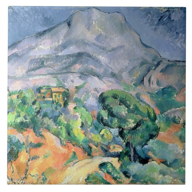 Carreau Paul Cezanne | Mont Sainte-Victoire, 1900 (Devant)