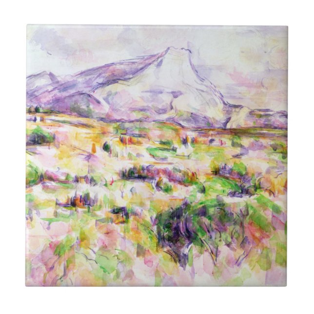 Carreau Paul Cezanne | Mont Sainte-Victoire de Les Lauve (Devant)