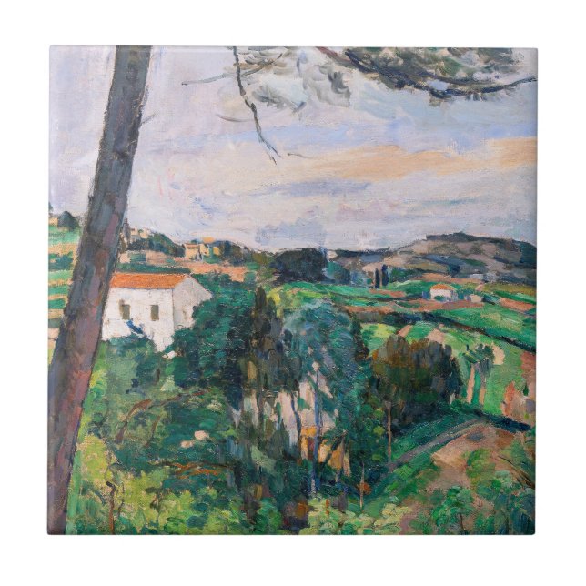 Carreau Paul Cezanne - Pin à Estaque (Devant)