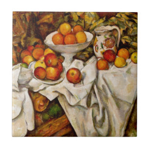 Carreau Paul Cezanne Pomples Oranges Impressionnisme