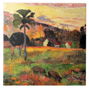 Carreau Paul Gauguin célèbre peinture, Venez ici