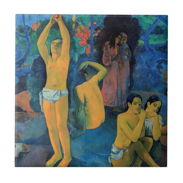 Carreau Paul Gauguin - D'Où Sommes-Nous Venus ? (Devant)