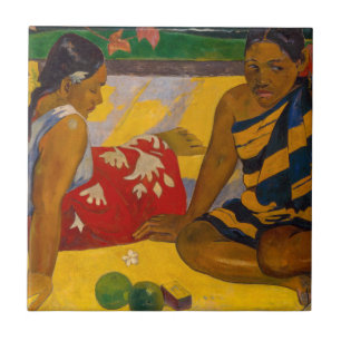 Carreau Paul Gauguin - Femmes tahitiennes / Parau Api