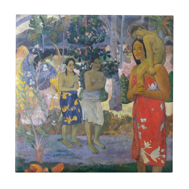 Carreau Paul Gauguin - Hail Mary / Ia Orana Maria (Devant)