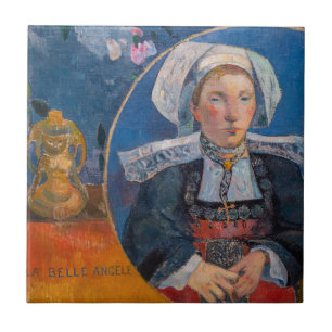 Carreau Paul Gauguin - La Belle Angèle, Pont-Aven