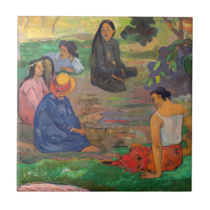 Carreau Paul Gauguin - La Conversation / Les Parau Parau
