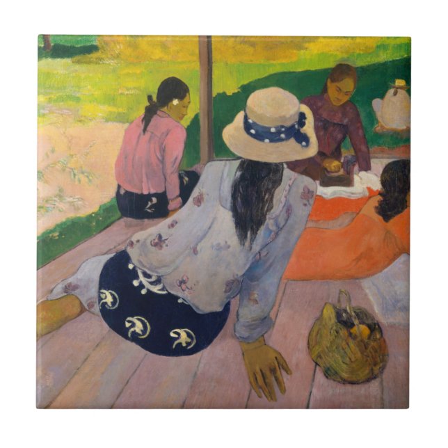Carreau Paul Gauguin | la sièste (Devant)