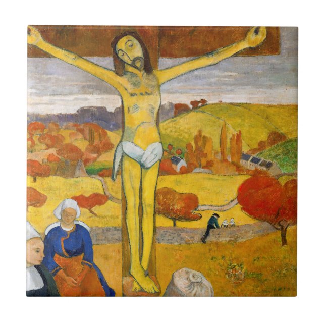 Carreau Paul Gauguin - Le Christ Jaune (Devant)