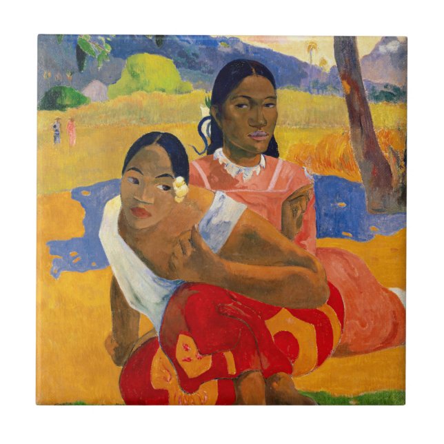 Carreau Paul Gauguin - Quand te maries-tu ? (Devant)