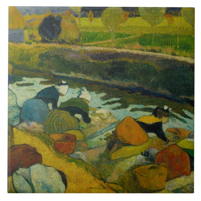 Carreau Paul Gauguin - Washerwomen (Devant)