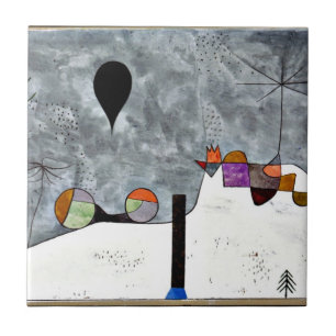 Carreau Paul Klee art : Peinture hivernale