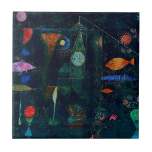 Carreau Paul Klee Fish Magic Peinture Abstraite Art graphi