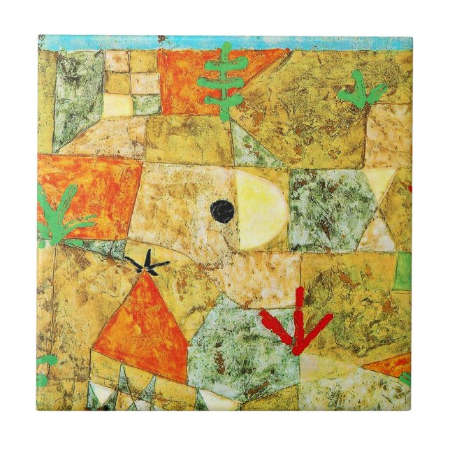 Carreau Paul Klee - Jardins du Sud, (Devant)
