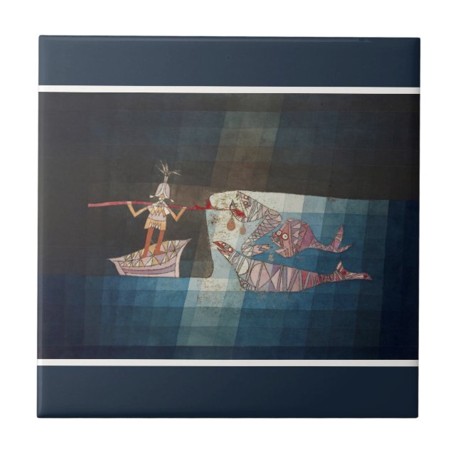 Carreau Paul Klee Le Marin Affiche Naútíque Abstraite (Devant)