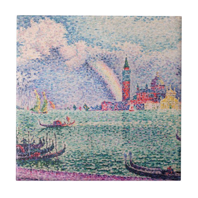 Carreau Paul Signac - Arc-en-ciel, Venise (Devant)