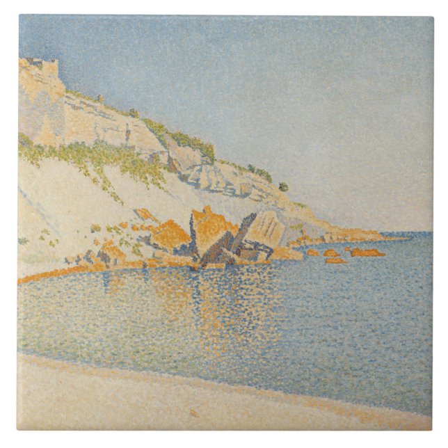 Carreau Paul Signac - Cassis, casquette Lombard, opus 196 (Devant)