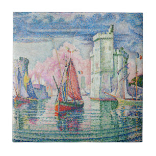 Carreau Paul Signac - Entrée du port de La Rochelle