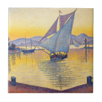 Paul Signac - Le Port au coucher du soleil, Opus 2