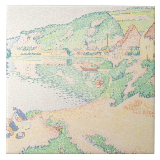 Carreau Paul Signac - Les Andelys (Devant)