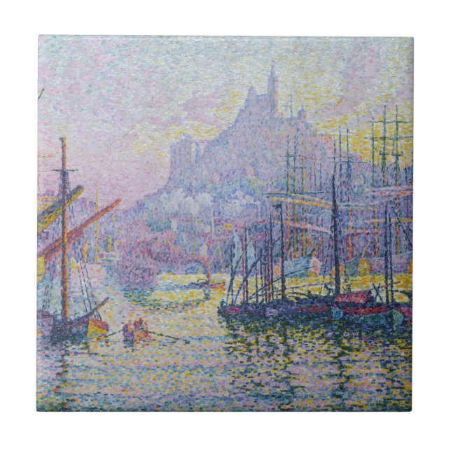 Carreau Paul Signac - Notre-Dame de la Garde, Marseille (Devant)