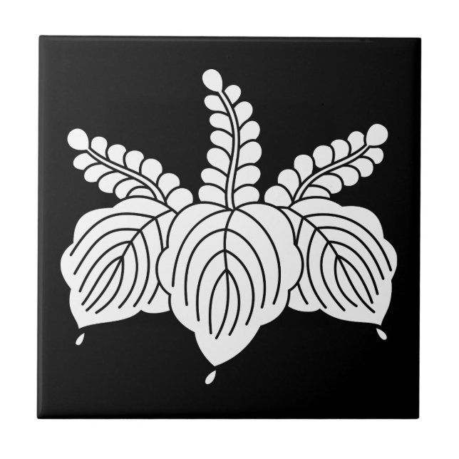 Carreau Paulownia dansant (Devant)