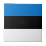 Carreau Pavillon Estonie<br><div class="desc">Drapeau patriotique d'Estonie.</div>