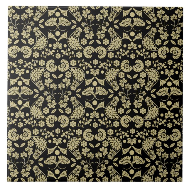 Carreau Pays slovaque Art populaire (Devant)