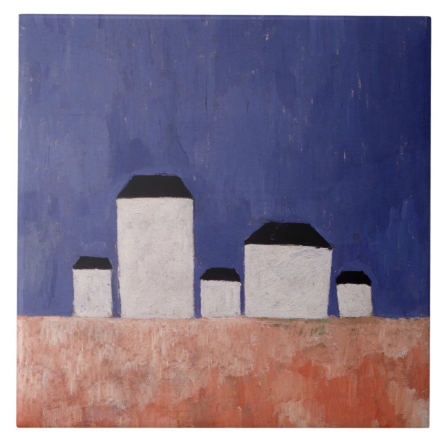 Carreau Paysage avec cinq Chambres, c.1932 (Devant)