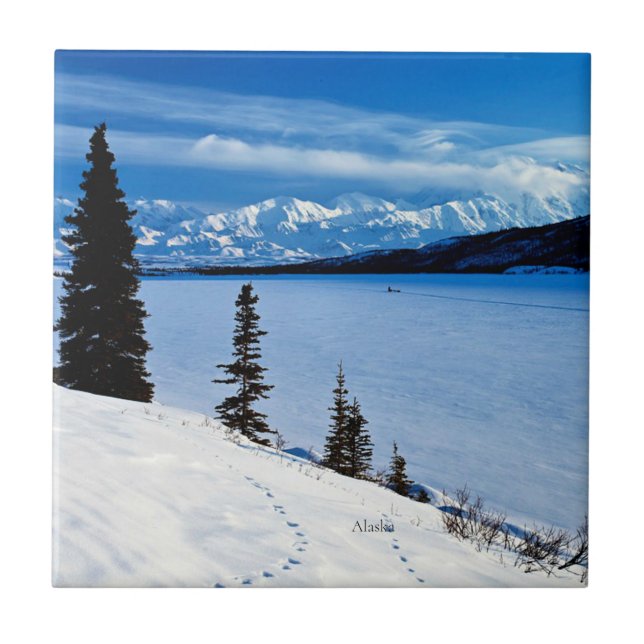 Carreau Paysage de l'Alaska (Devant)