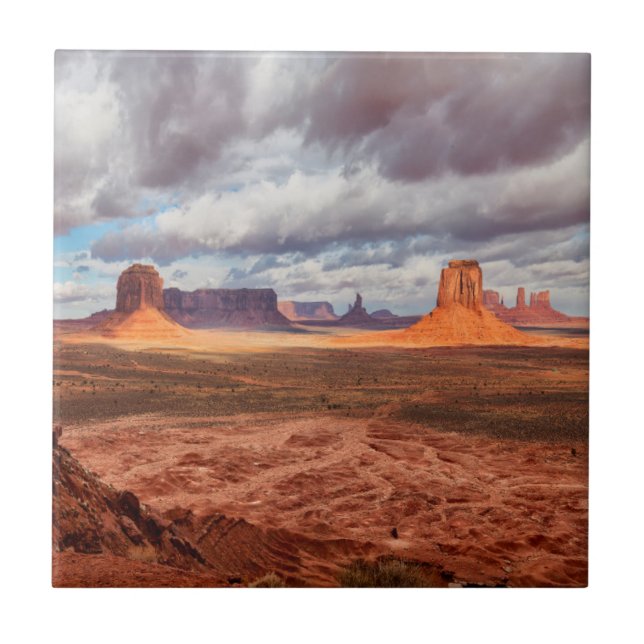 Carreau Paysage de Monument Valley, AZ (Devant)