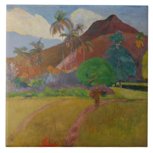 Carreau Paysage de Tahitian, 1891 (huile sur la toile)